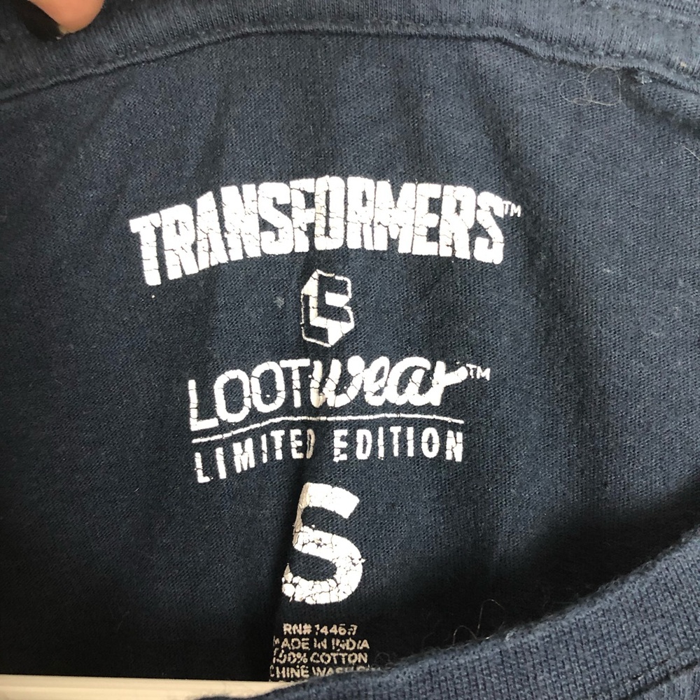 Lootwear Transformers Graphic Short Sleeve Top - Picture 5 of 5